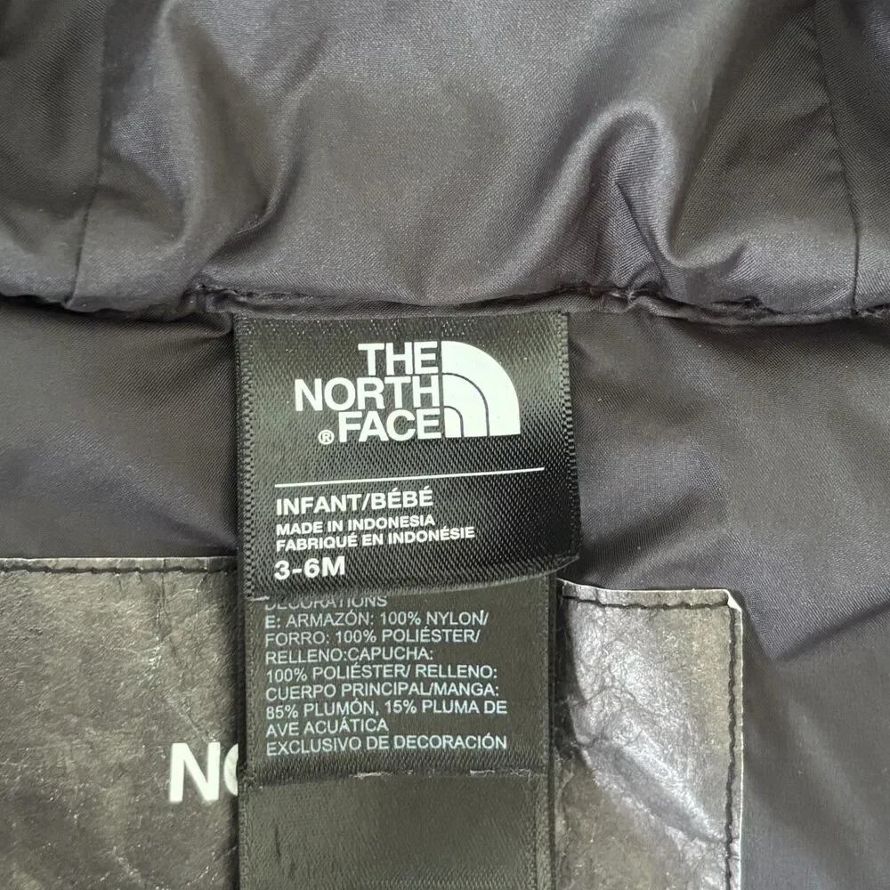 The North Face Baby 3-6M 1996 Retro Nuptse Down Bunting Purple Black Snowsuit
